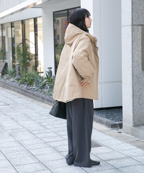 ITEMS URBANRESEARCH（アイテムズ アーバンリサーチ）の「キルトライナー付きマウンテンパーカー（その他アウター・レディース・KHK/BLK/BEG・FREE）」の22枚目の写真