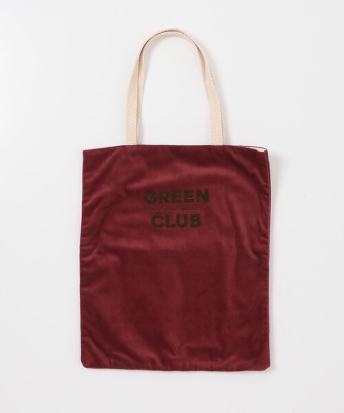 URBAN RESEARCH DOORS（アーバンリサーチドアーズ）の「『別注』beej×DOORS　ベロアトート（トートバッグ・レディース・GRAY/BURGUNDY・one）」の12枚目の写真