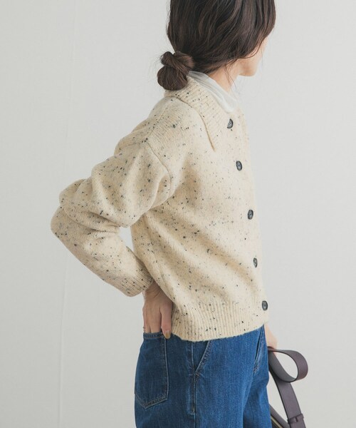 URBAN RESEARCH DOORS（アーバンリサーチドアーズ）の「ネップヤーンカーディガン（カーディガン/ボレロ・レディース・BEIGE/GRAY・Free）」の21枚目の写真