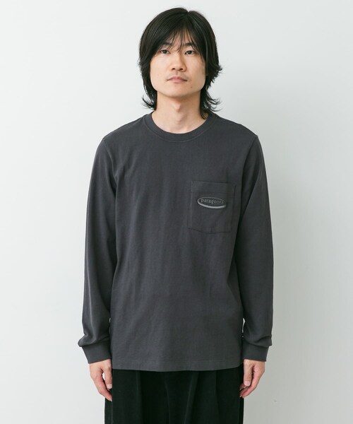 URBAN RESEARCH DOORS（アーバンリサーチドアーズ）の「patagonia　OVAL LOGO POCKET LONG-SLEEVE T-SHIRTS（Tシャツ/カットソー・メンズ・UDNL/INBK/CVGR・M/L/XL）」の10枚目の写真