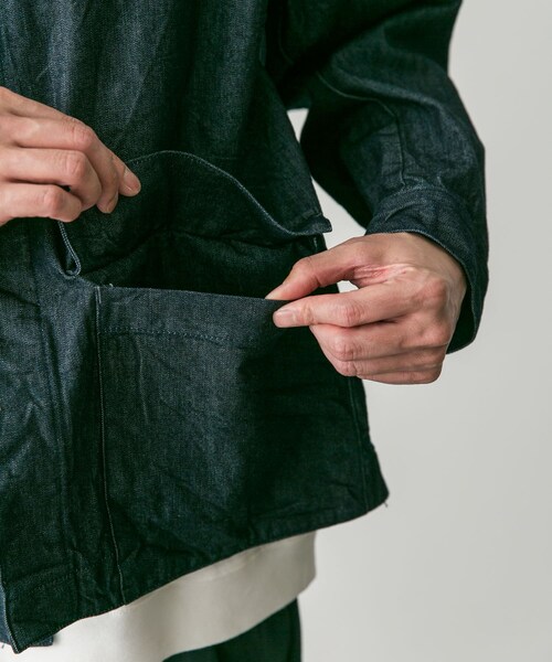 URBAN RESEARCH DOORS（アーバンリサーチドアーズ）の「STILL BY HAND　10oz denim jacket（デニムジャケット・メンズ・NAVY/IVORY・46/48）」の11枚目の写真