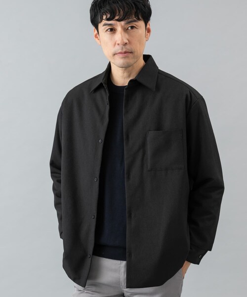 URBAN RESEARCH ROSSO（アーバンリサーチロッソ）の「『XLサイズあり』ヒートパテッドシャツジャケット（その他アウター・メンズ・GRAY/BLACK・M/L/XL）」の5枚目の写真