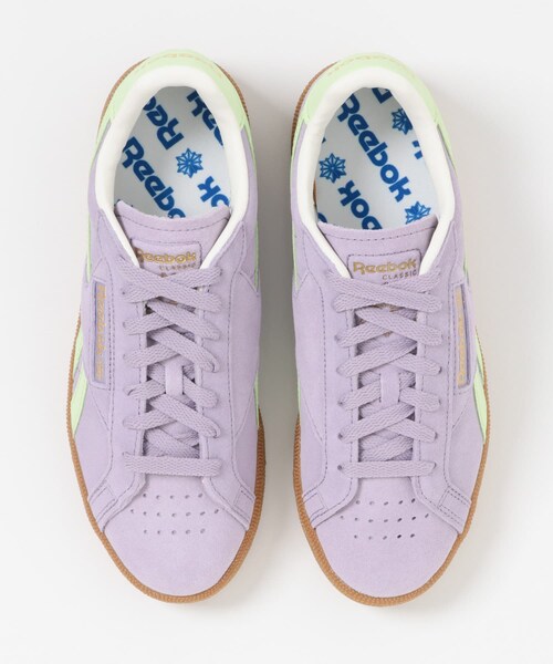 KBF（ケイビーエフ）の「Reebok　CLUB C GROUNDS UK（スニーカー・レディース・PURPLE・23.5/24.5）」の4枚目の写真