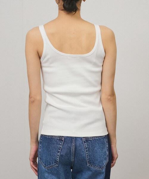 ADAM ET ROPE'(アダムエロペ)の「プリマベールファームリーリブタンクトップ / UVケア・洗える(タンクトップ・レディース・ブラック/オフホワイト/レッド系/パープル・F)」の22枚目の写真