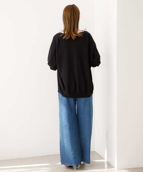 URBAN RESEARCH Sonny Label（アーバンリサーチサニーレーベル）の「『接触冷感/UVカット』クールミストカーディガン（カーディガン/ボレロ・レディース・L.グレー/オフ/ミント/ブラック・FREE）」の20枚目の写真