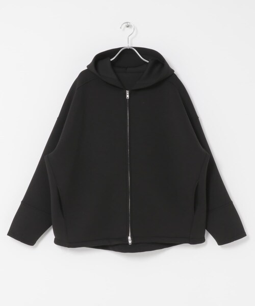 SENSE OF PLACE by URBAN RESEARCH(センスオブプレイスバイアーバンリサーチ)の「コクーンスリーブZIPパーカー(パーカー・レディース・IVORY/BLACK/GRAY・One)」の17枚目の写真
