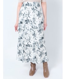 LAGUNAMOON | フラワーパターンナロースカート(スカート)