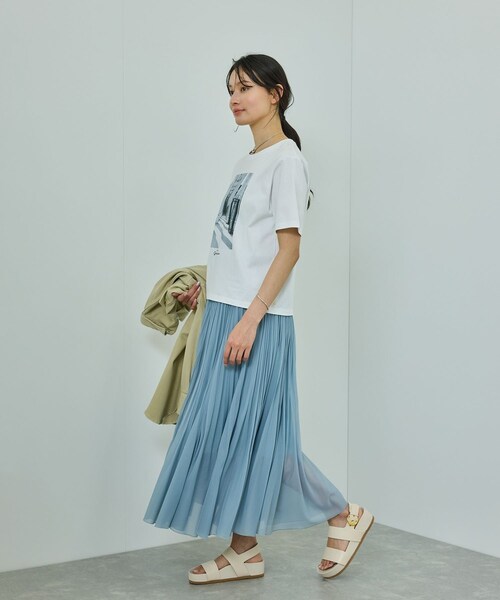 ROPE'（ロペ）の「プリントＴシャツ/イージーケア（Tシャツ/カットソー・レディース・ホワイト/ホワイト系・F）」の10枚目の写真