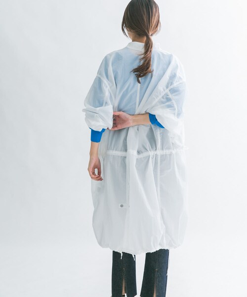 KBF（ケイビーエフ）の「ナイロンモッズコート（モッズコート・レディース・OFF/D.KHAKI・one）」の8枚目の写真