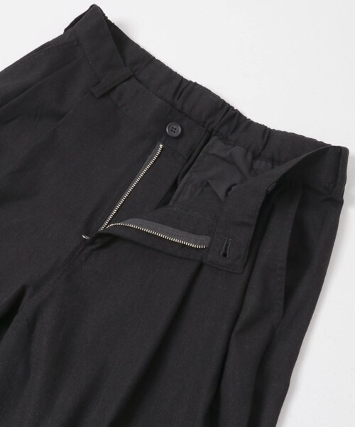 SENSE OF PLACE by URBAN RESEARCH(センスオブプレイスバイアーバンリサーチ)の「リネンブレンドワイドパンツ(その他パンツ・メンズ・BLACK/GRAY/GREIGE・M/L)」の6枚目の写真