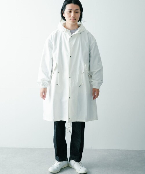 ITEMS URBANRESEARCH（アイテムズ アーバンリサーチ）の「オーバーサイズモッズコート（モッズコート・メンズ・KHK/OFF/BLK・M/L）」の21枚目の写真