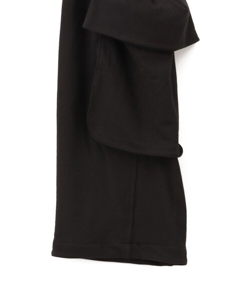 ADAM ET ROPE'(アダムエロペ)の「【OPEN YY(オープン ワイワイ)】ROLLED WAIST SWEAT CARGO PANTS(カーゴパンツ・レディース・ブラック/ベージュ・S)」の8枚目の写真