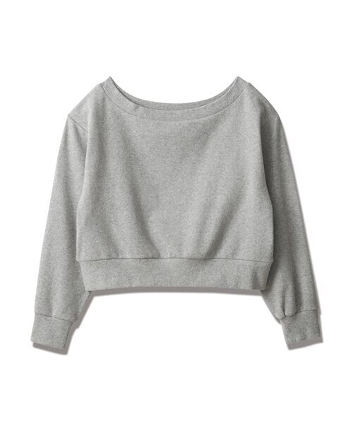 nissen（ニッセン）の「オフショルスウェットトップス（スウェット・レディース・赤/杢グレー/黒/オフホワイト・S/M/L/LL）」の21枚目の写真