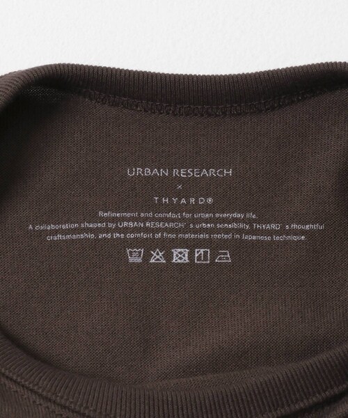 URBAN RESEARCH(アーバンリサーチ)の「THYARD コンパクトTシャツ(Tシャツ/カットソー・レディース・OFF WHITE/BLACK/BROWN・Free)」の12枚目の写真