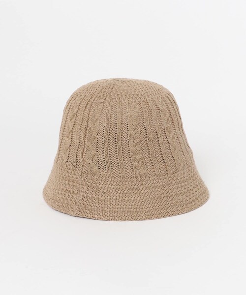 URBAN RESEARCH Sonny Label（アーバンリサーチサニーレーベル）の「サーモベルハット（ハット・レディース・ブラック/ベージュ・one）」の12枚目の写真