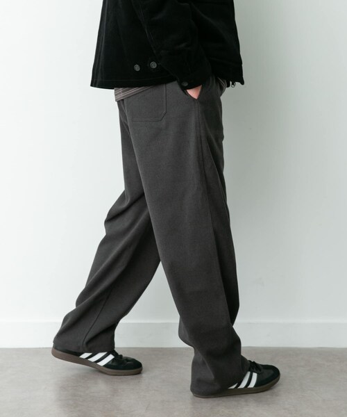 URBAN RESEARCH Sonny Label（アーバンリサーチサニーレーベル）の「裏起毛ユーティリティイージーパンツ（その他パンツ・メンズ・ブラック/チャコール/ブラウン/チャコール2・M/L）」の17枚目の写真