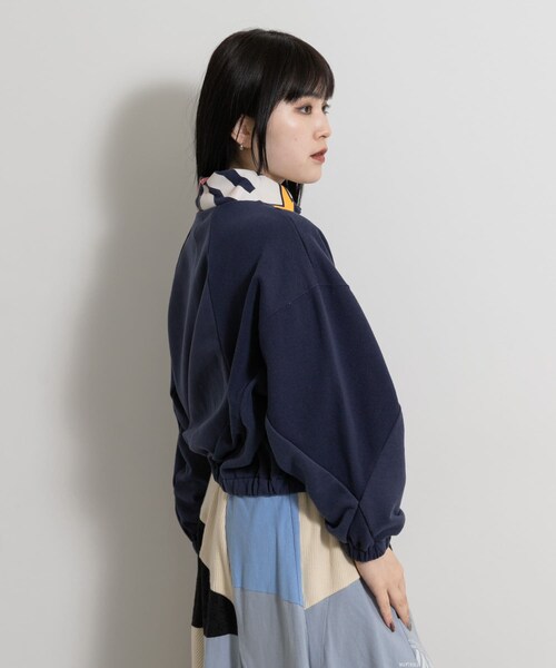 THE GOODLAND MARKET（ザグッドランドマーケット）の「77circa　track jacket cutback JK（テーラードジャケット・レディース・gray1/gray2/gray3/gray4/navy1/navy2/navy3/navy4・one）」の16枚目の写真