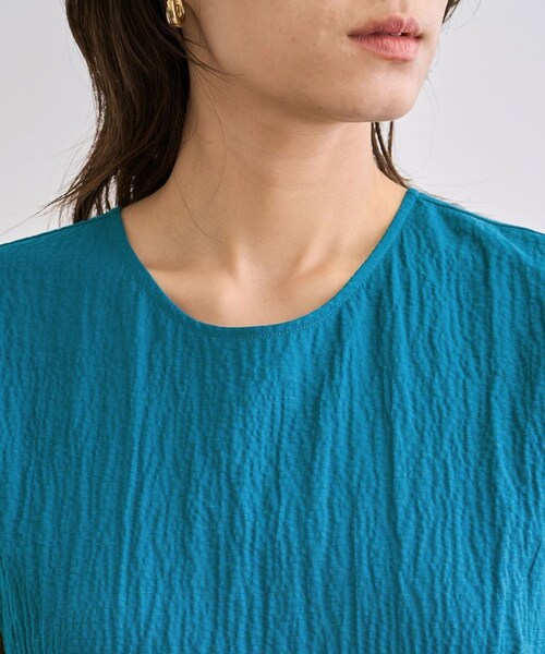 ROPE'（ロペ）の「【WEB・一部店舗限定】バックシャンティアードワンピース/洗える（ワンピース・レディース・ブラック/ターコイズ・F）」の15枚目の写真