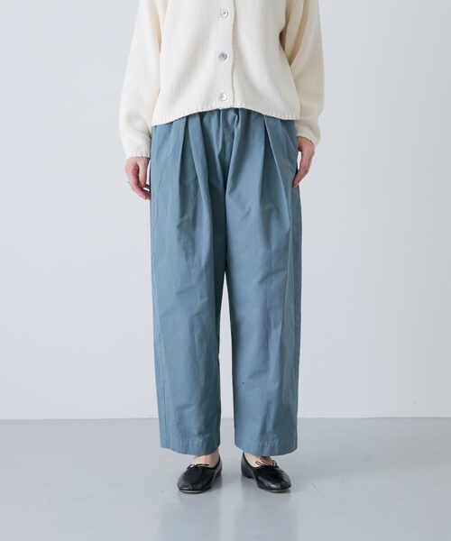 かぐれ（カグレ）の「コットンテーパードイージーパンツ（その他パンツ・レディース・OFF/PINK/BLUE・Free）」の3枚目の写真
