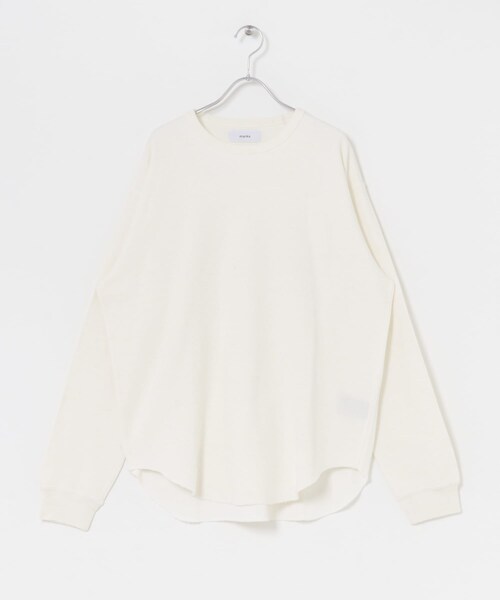 URBAN RESEARCH DOORS（アーバンリサーチドアーズ）の「marka　CREW NECK LONG-SLEEVE T-SHIRTS（Tシャツ/カットソー・メンズ・WHITE/CHARCOAL/BLACK・2/3）」の4枚目の写真