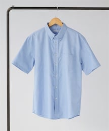 nissen | 形態安定オックスフォードボタンダウン半袖シャツ（肩まわり・お腹ゆったり）（消臭テープ付）(シャツ/ブラウス)