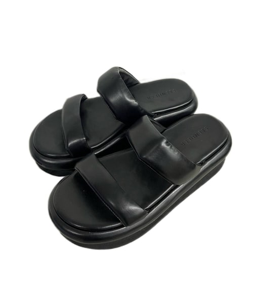 ELENDEEK（エレンディーク）の「2BANDO SANDAL（サンダル・レディース・オフホワイト/ブラック/ホワイト・37/38）」の4枚目の写真