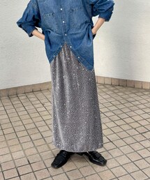 KBF（ケイビーエフ）の「スパンコールスカート（スカート）」