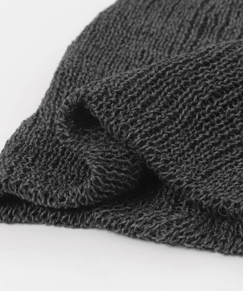URBAN RESEARCH DOORS（アーバンリサーチドアーズ）の「和紙ビーニー（ニットキャップ/ビーニー・レディース・NATURAL/CHARCOAL・One）」の6枚目の写真