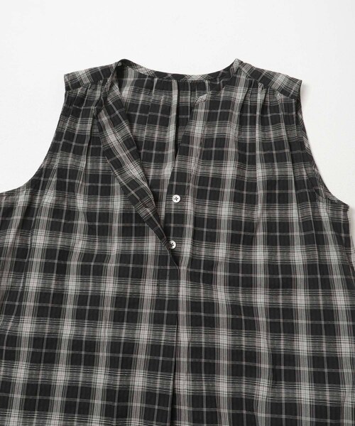URBAN RESEARCH（アーバンリサーチ）の「サッカーチェックワンピース（ワンピース・レディース・BLACK/NAVY・Free）」の12枚目の写真