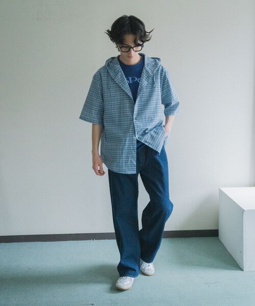 SENSE OF PLACE by URBAN RESEARCH（センスオブプレイスバイアーバンリサーチ）の「ストレートデニムパンツ（デニムパンツ・メンズ・BLACK/D.INDIGO・S/M/L）」の20枚目の写真