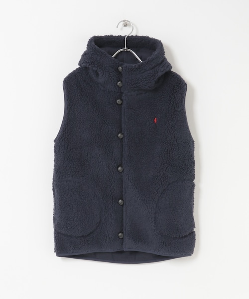 URBAN RESEARCH DOORS（アーバンリサーチドアーズ）の「GYMPHLEX　BOA HOODED VEST（ベスト・レディース・OYSTER/TAUPE/DK.GREY/NAVY/DK.BEIGE・14）」の20枚目の写真