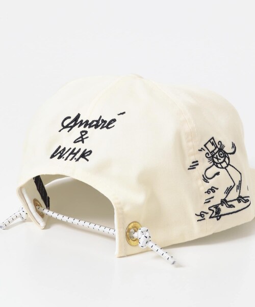 THE GOODLAND MARKET（ザグッドランドマーケット）の「Western Hydrodynamic Research　ANDRE HAT（キャップ・メンズ・NATURAL/NAVY・Free）」の5枚目の写真