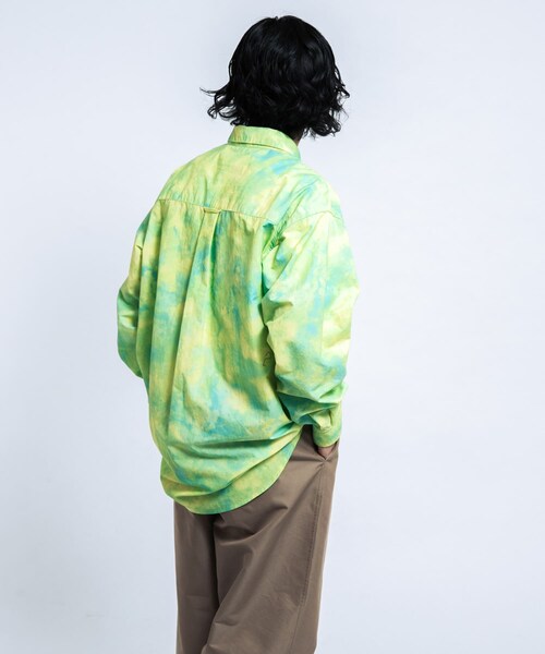 EKAL(エカル)の「『UR TECH』ナイロンタッサーロングスリーブシャツ(シャツ/ブラウス・メンズ・レイクサンリーフ/イエロー/ネイビー/グラファイト/レイクブルー・M/L/XL)」の21枚目の写真