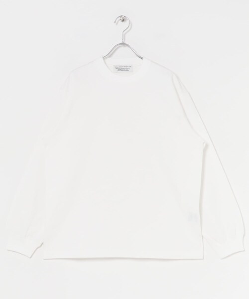 URBAN RESEARCH DOORS(アーバンリサーチドアーズ)の「10.5オンス ヘビーウェイトロングスリーブTシャツ(Tシャツ/カットソー・メンズ・WHITE/ASH GRAY/INK BLACK/PURPLE・M/L)」の13枚目の写真