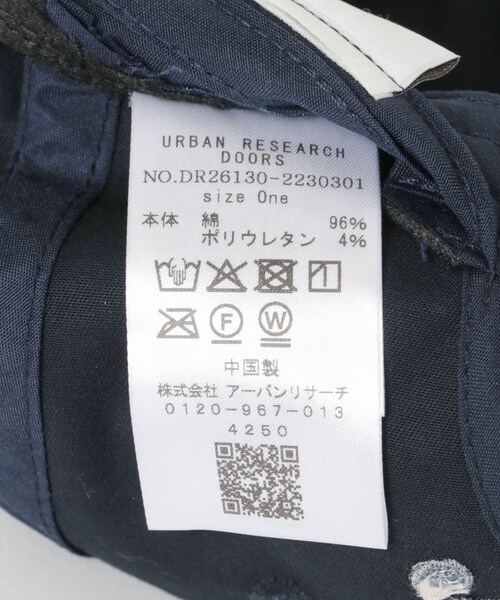 URBAN RESEARCH DOORS（アーバンリサーチドアーズ）の「刺繍ツイルキャップ（キャップ・レディース・LIGHTBEIGE/CHARCOAL/NAVY・One）」の16枚目の写真