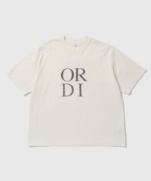 《別注》【blurhmsROOTSTOCK/ブラームスルーツストック】PRINT TEE WIDE