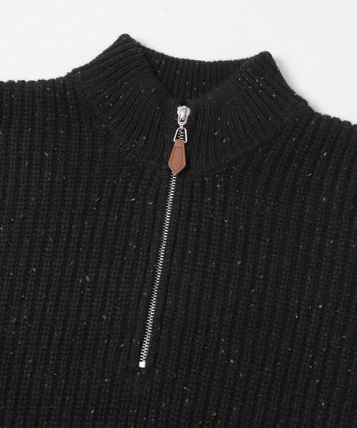 ITEMS URBANRESEARCH（アイテムズ アーバンリサーチ）の「ウール混 ハーフジップ モックネックニット（ニット/セーター・メンズ・WHT/NVY/BLK・M/L）」の22枚目の写真