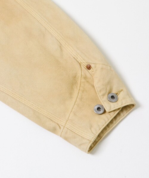 URBAN RESEARCH（アーバンリサーチ）の「A PRESSE　Vintage Silk Hemp Coverall Jacket（カバーオール・メンズ・BLACK/BEIGE・2/3）」の12枚目の写真