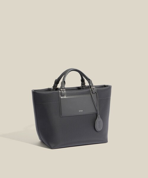 ROPE'(ロペ)の「【E'POR】BOAT BAG Medium/撥水・軽量・26SS新色(トートバッグ・レディース・ブラック/ベージュ/グレー/ブラック系/ダークブラウン・F)」の6枚目の写真