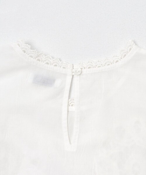 THE GOODLAND MARKET（ザグッドランドマーケット）の「FANAKA　レースノースリーブプルオーバー（シャツ/ブラウス・レディース・WHITE/BLACK・Free）」の10枚目の写真