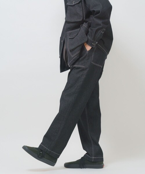 ITEMS URBANRESEARCH（アイテムズ アーバンリサーチ）の「デニム ベイカーパンツ（デニムパンツ・メンズ・BLK/NVY/BLU・M/L）」の9枚目の写真