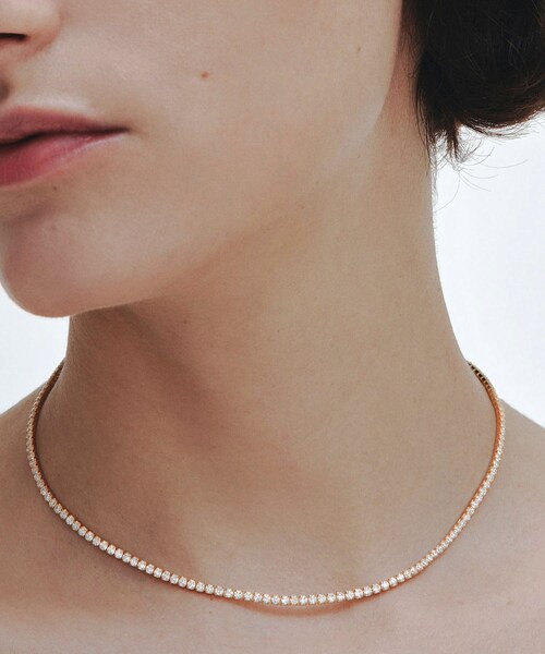 ROPE'（ロペ）の「【WEB限定】【les bonbon (ル ボンボン)】princess necklace GD（ネックレス・レディース・ゴールド・F）」の9枚目の写真