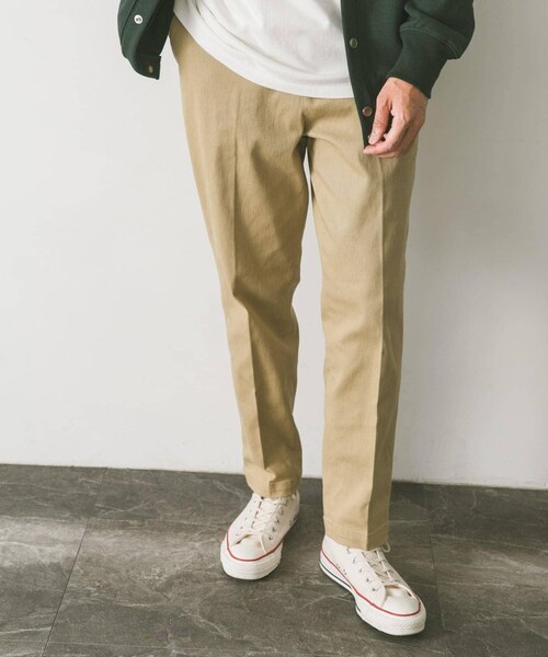 URBAN RESEARCH DOORS（アーバンリサーチドアーズ）の「テーパードチノトラウザー（チノパンツ・メンズ・BEIGE/ECRU/KHAKI/NAVY・S/M/L）」の5枚目の写真