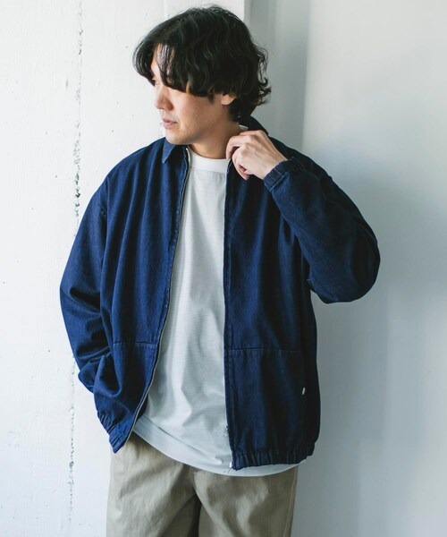 URBAN RESEARCH DOORS(アーバンリサーチドアーズ)の「Denim Zip Blouson(デニムジャケット・メンズ・INDIGO/ONE WASH・M/L/XL)」の16枚目の写真