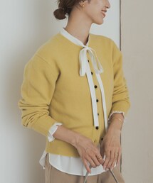 URBAN RESEARCH DOORS | コットンレーヨンリボンブラウス(シャツ/ブラウス)