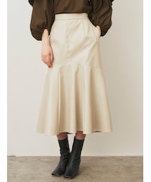 ELENDEEK | FAUX LEATHER MERMAID SK(スカート)