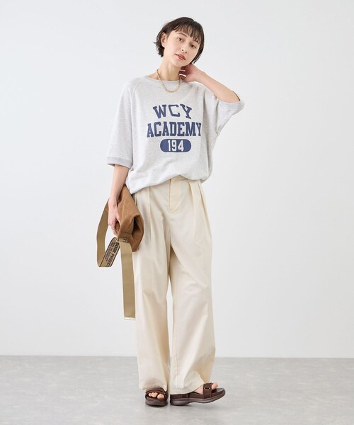 ROPE' PICNIC(ロペピクニック)の「タックデザインチノパンツ/UVカット(チノパンツ・レディース・オフホワイト/ベージュ/カーキ・L/M)」の15枚目の写真