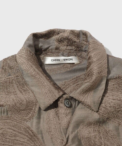 ADAM ET ROPE'(アダムエロペ)の「【CMMN SWDN/コモン スウェーデン】Paisley SHIRTS(シャツ/ブラウス・メンズ・チャコール・44/46)」の9枚目の写真