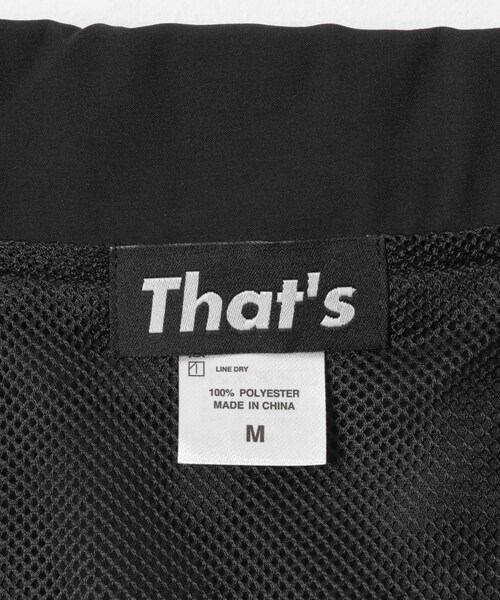THE GOODLAND MARKET（ザグッドランドマーケット）の「That’s　The BLOUSON BLANK（ブルゾン・メンズ・BK×SL/NV×OR・M/L）」の5枚目の写真