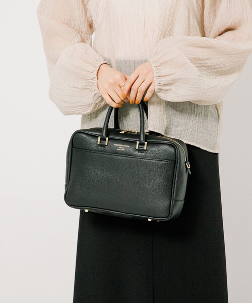 URBAN RESEARCH（アーバンリサーチ）の「CHRISTIAN VILLA　PEGGY（ハンドバッグ・レディース・BLACK/BEIGE・-）」の5枚目の写真